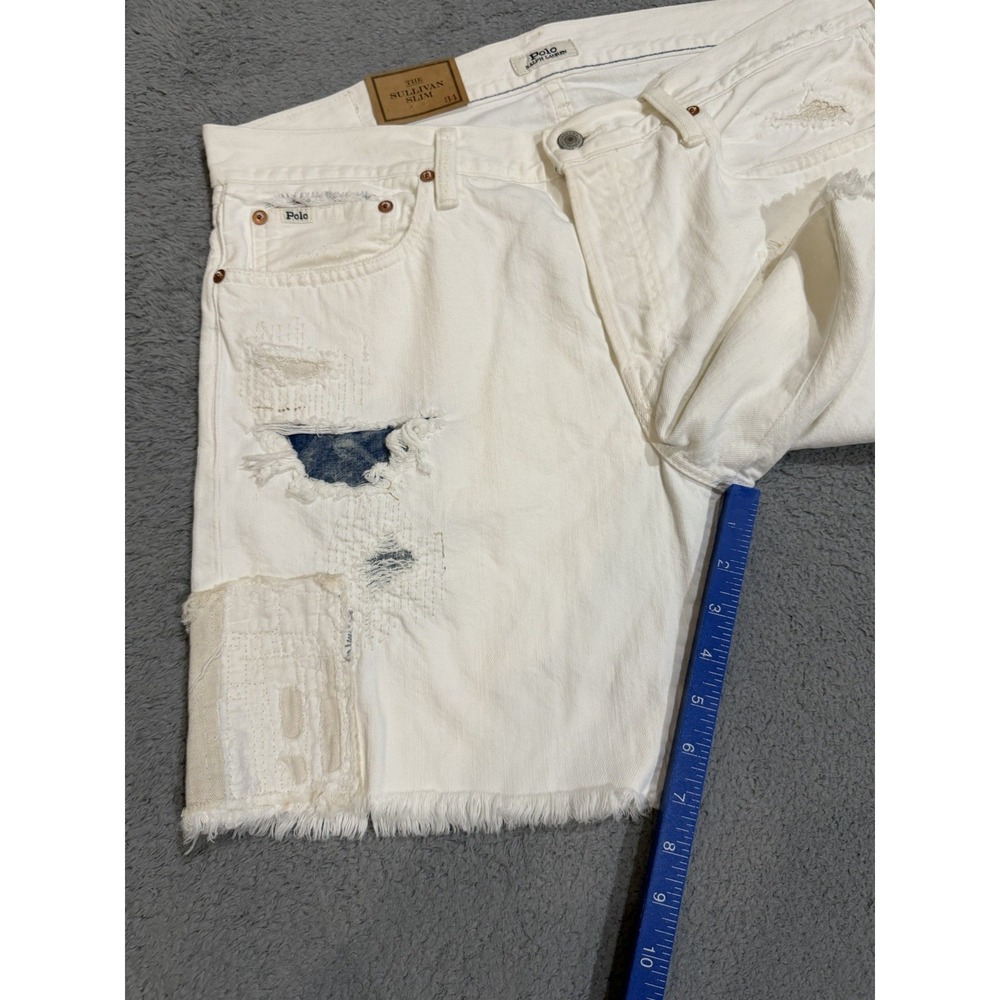 *READ Polo Ralph Lauren 36W 7'' Inseam Sullivan Slim Denim Shorts Williston Wash - Picture 5 of 14